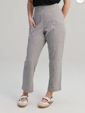 Message Factory CANTLEY Gray Hemp Blend Minimalist pants Canada Size Large